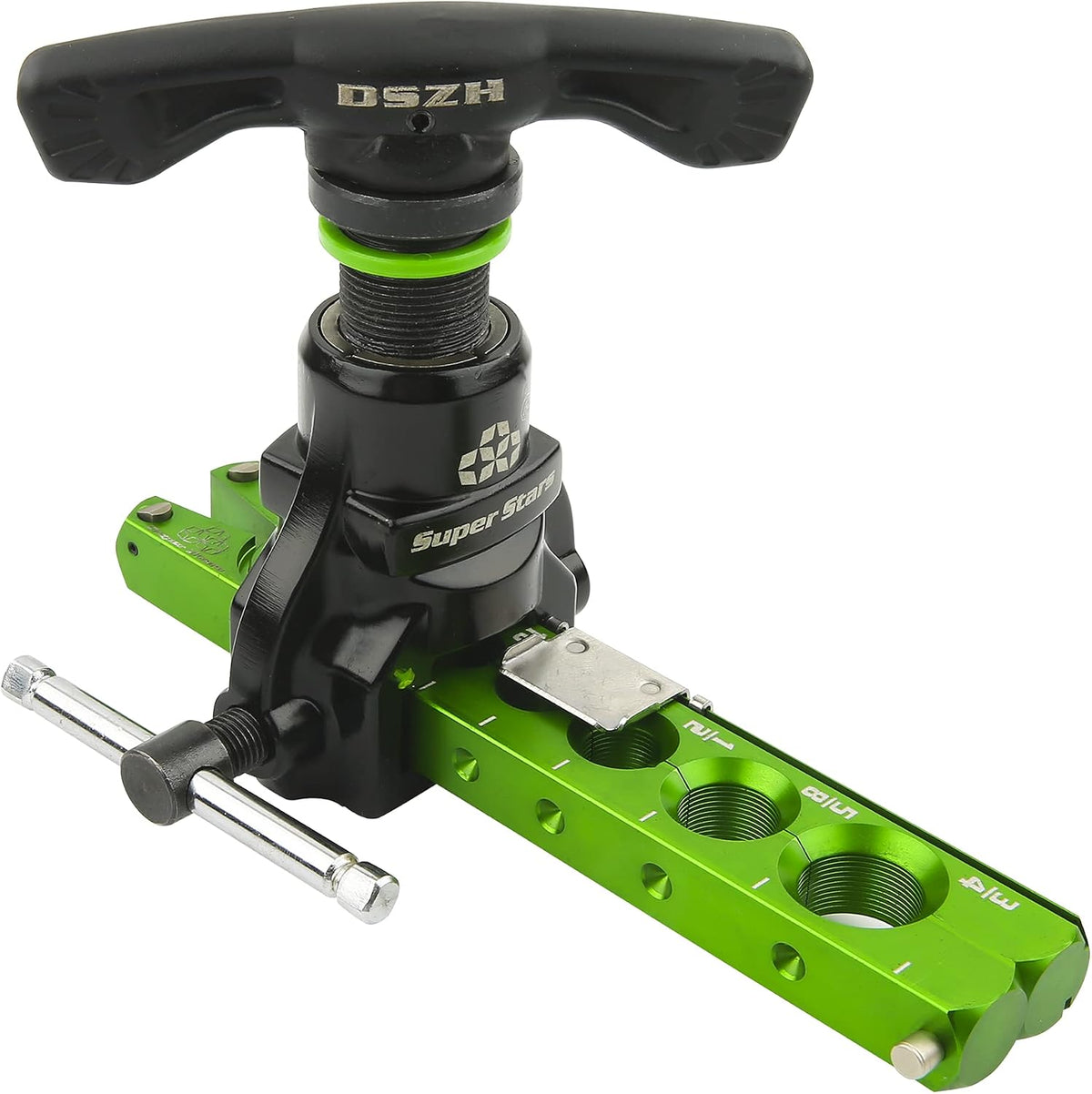 super stars flaring tool kit 1/4in - 3/4in, front angle view