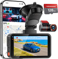 4k+4k dash cam, free 128gb card, 5.8ghz wifi6, main product view