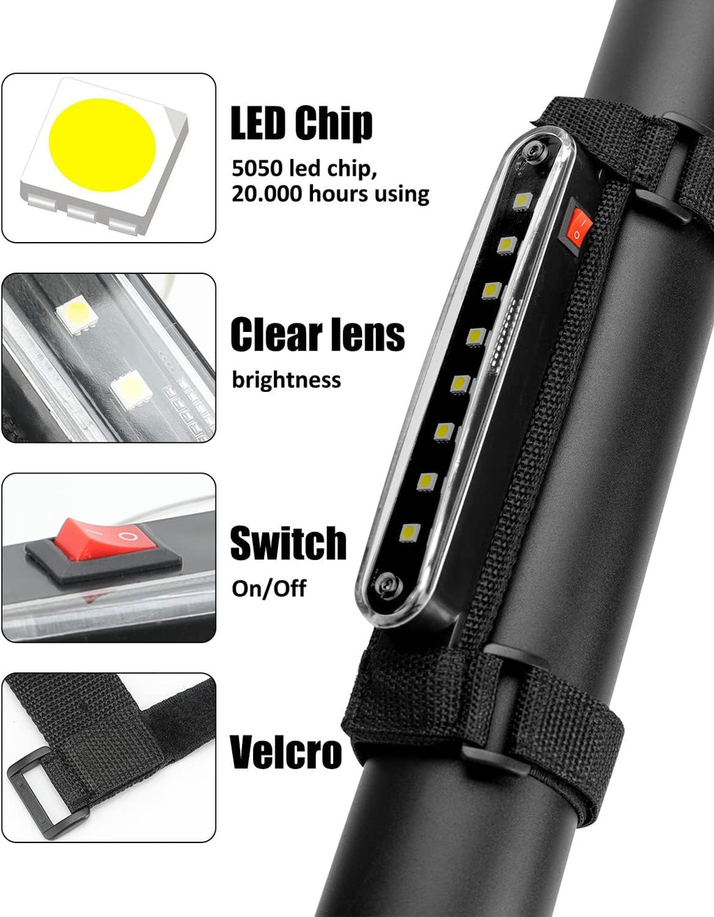 SUNPIE UTV Dome Light Battery Powered for ATV Boat Polaris Can am Pioneer/Talon Kawasaki Mule/Terxy Arctic Cat Golf Cart Off-Road SXS, 2 Pack Powersport Wireless SXS Interior LED Lights