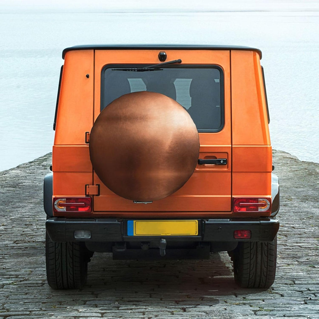 Copper Print Universal Spare Tire Cover for RV, Jeep | Wheel Protector Fits Rv, Trailer, Jeep, Shield Tires From Sun, Dirt And Rain For Outdoor Storage