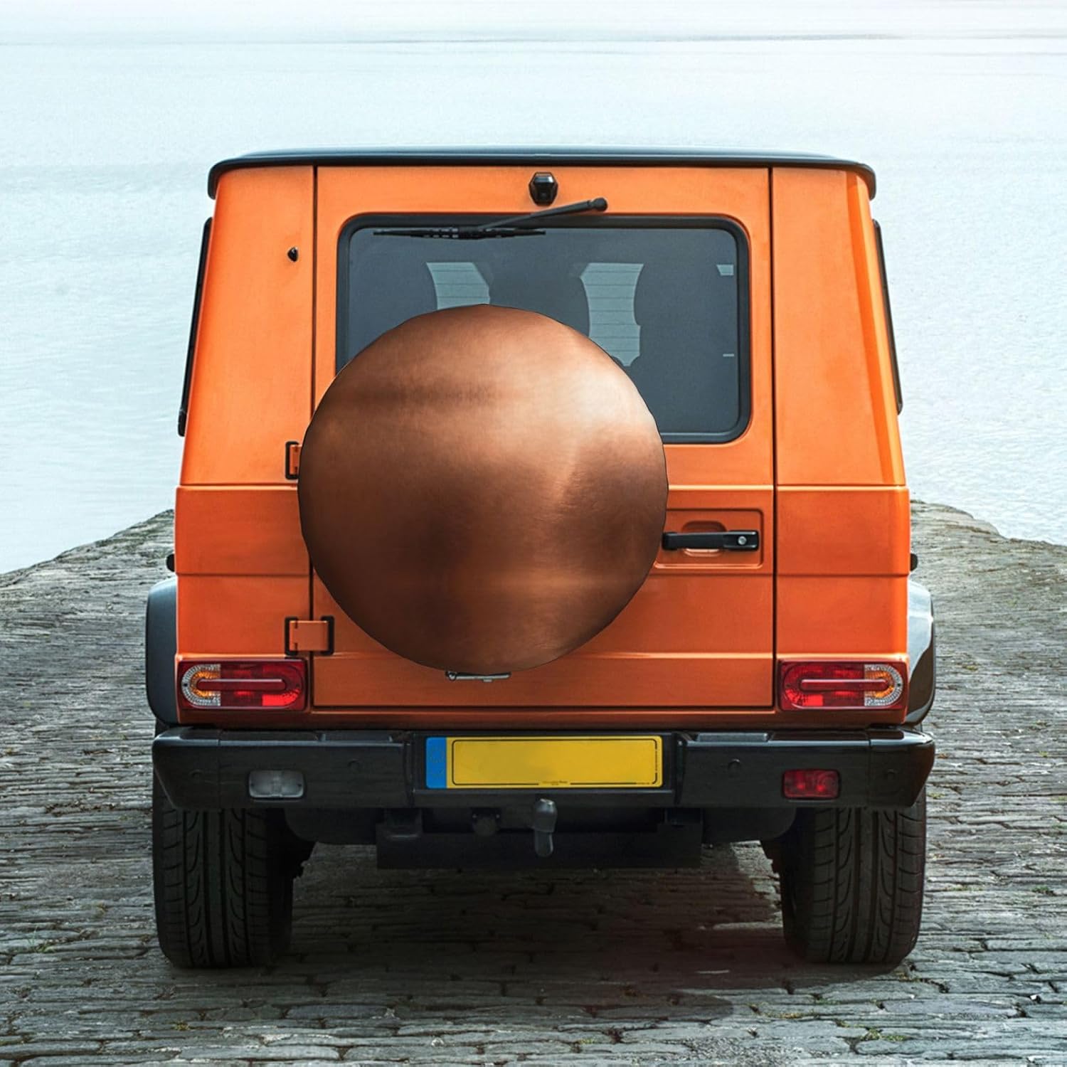 Copper Print Universal Spare Tire Cover for RV, Jeep | Wheel Protector Fits Rv, Trailer, Jeep, Shield Tires From Sun, Dirt And Rain For Outdoor Storage