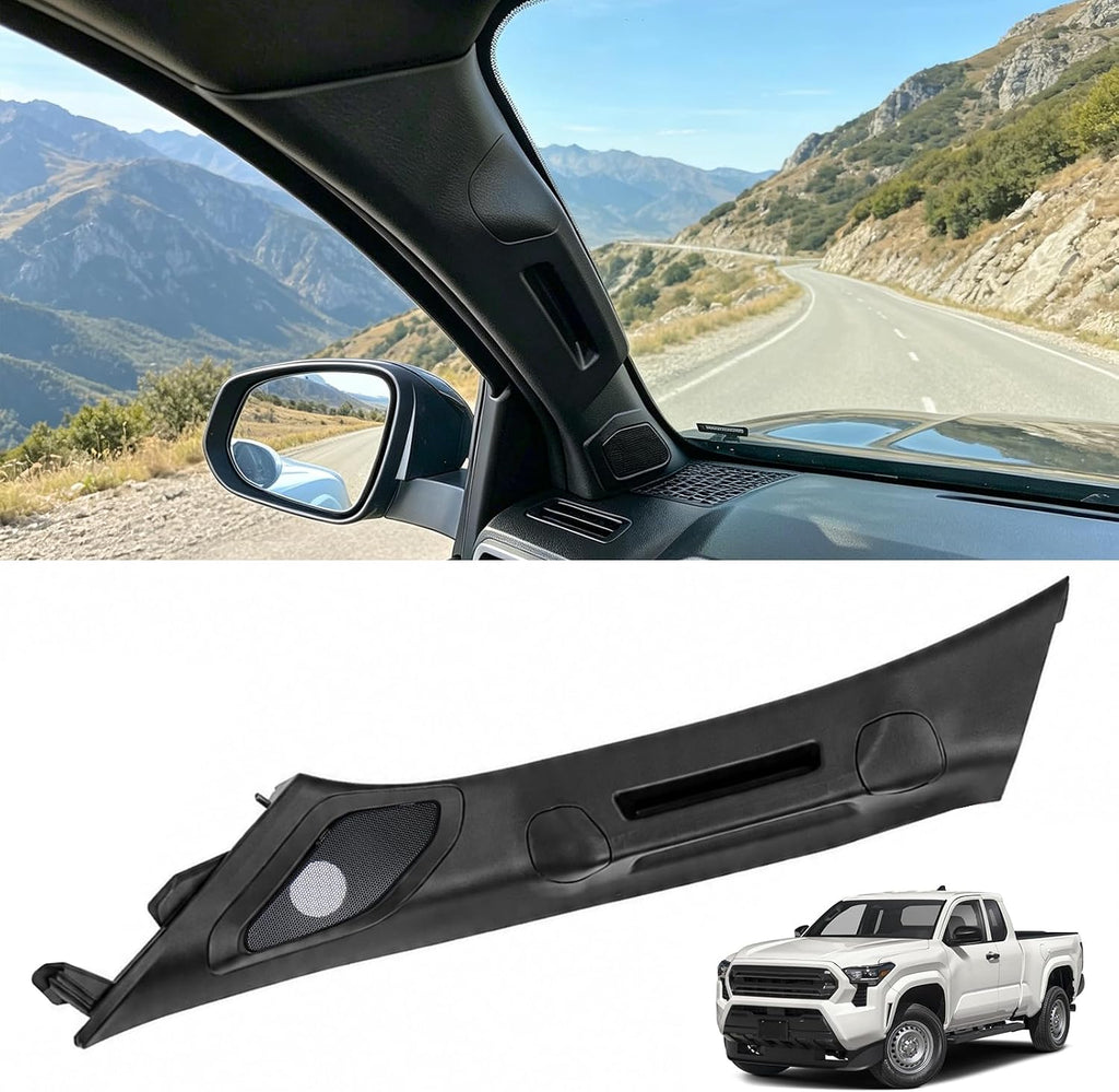 Driver Side A-Pillar Grab Handle Compatible with 2024 2025 2026 Toyota Tacoma Gen 4th, OEM-Style Texture, Matches Passenger Side, Easy Installation