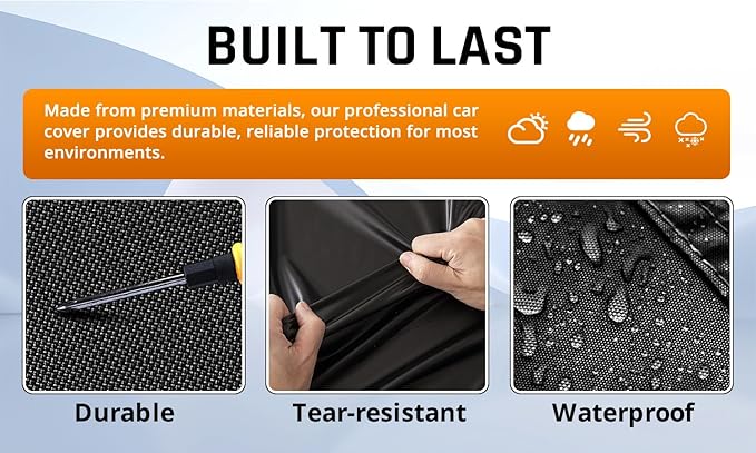 Car Covers for Automobiles All Weather Waterproof - Image 3