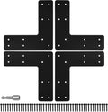 l post bracket 4pcs, 10x10'' l flat mending, main product view