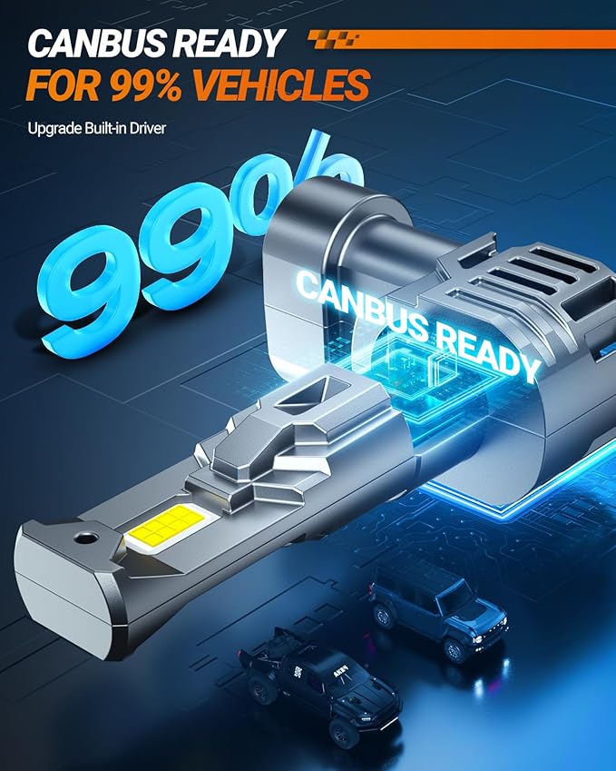 SEALIGHT 9005 9006 Bulb, 60000LM 6500K - Image 5