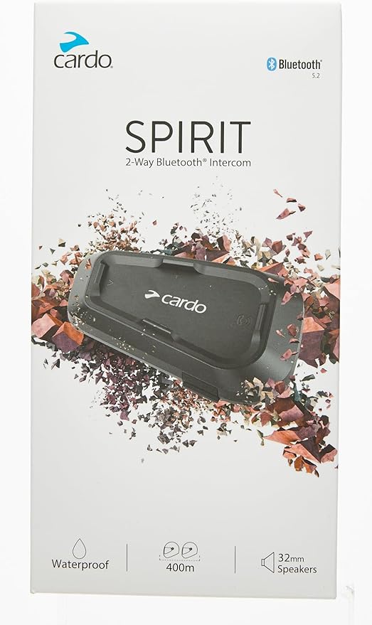 Cardo Systems Spirit HD Motorcycle Bluetooth Communication Headset, 2-Way - Image 9