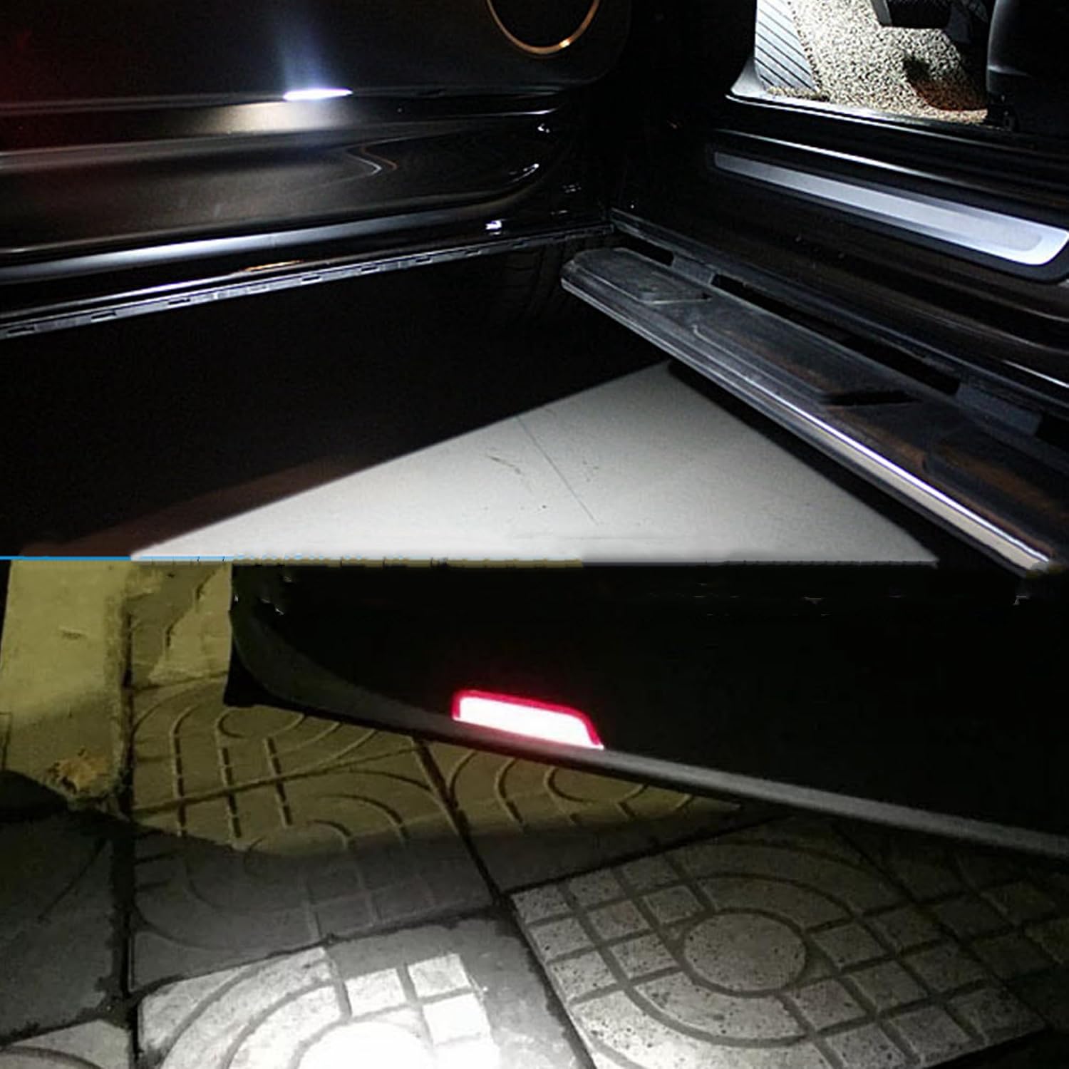 Yankok LED Door Courtesy Lights White Red for TYT Camry Avalon Highlander Sienna Tundra Sequoia Prius 86 Scion FR-S Subie BRZ Lexs IS ES GS GX LX LS RC RX