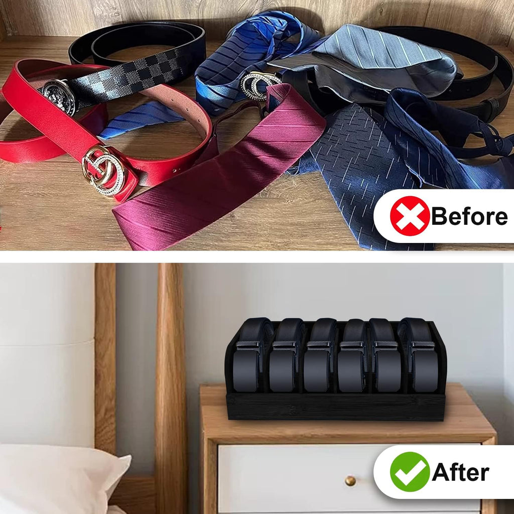 gti belt organizer, 2pcs 6 compartments belt organizer, side view