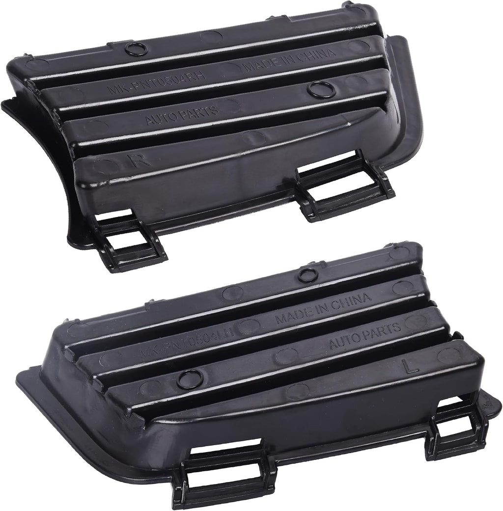 Front Bumper Lower Fog Light Cover Outer Grille Compatible with 2005-2008 Pontiac Vibe Replaces 88974247 88974246 (Left and Right)