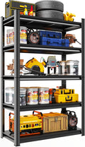 Metal Garage Shelving Unit, Heavy Duty 5-Tier Adjustable Storage Rack, Steel by Notmise