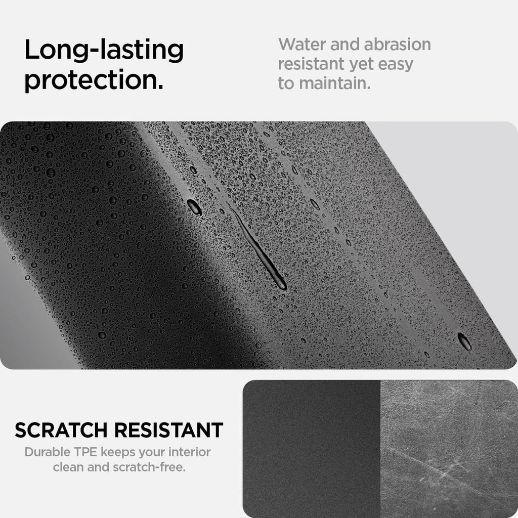Spigen Center Console Armrest Cover for Tesla Model Y Juniper & Model Y L (Standard, Premium & Performance 2026/2025) and Model 3 Highland (Standard, Premium & Performance 2026/25/24) - Black