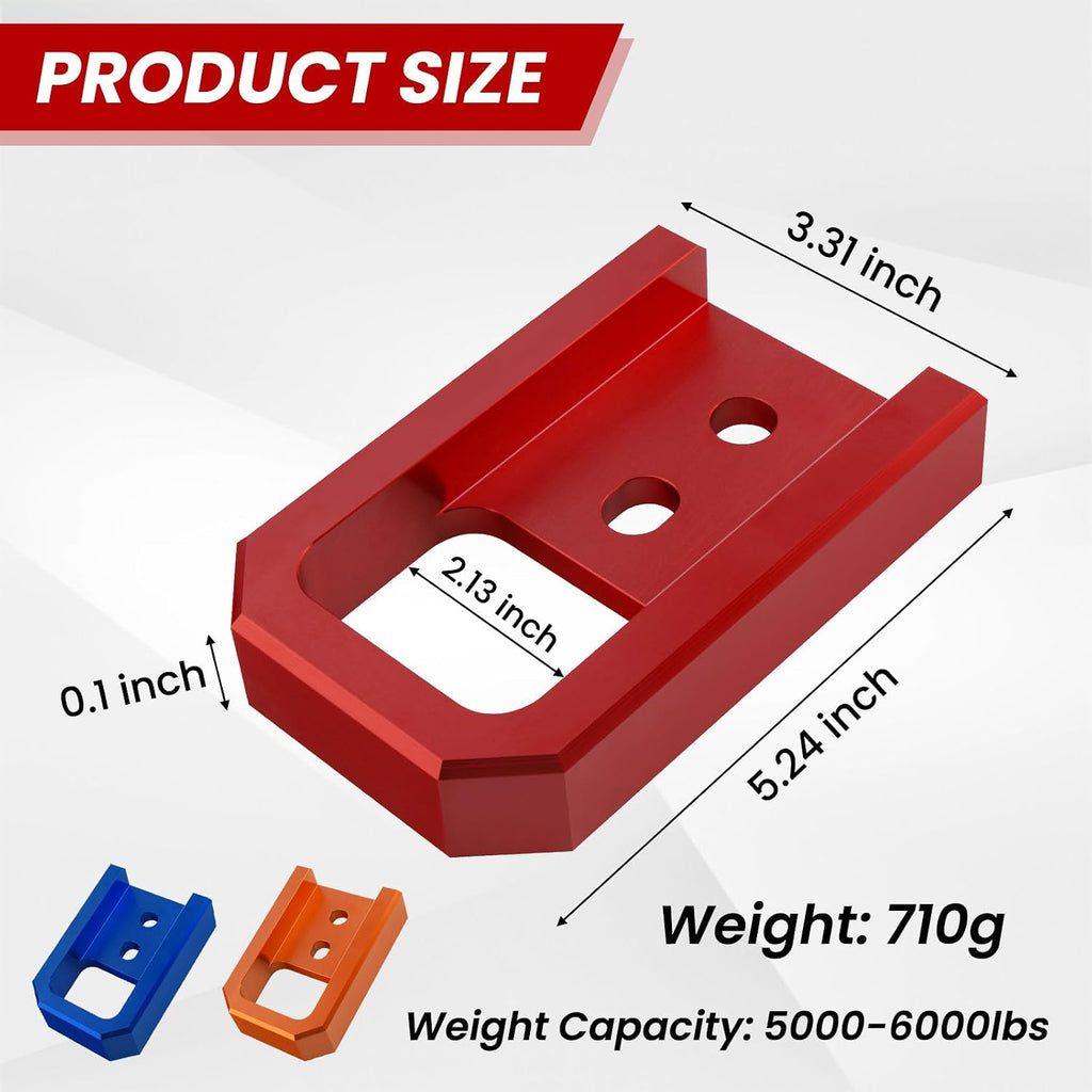 Tow Hooks for Tacoma 2024-2026/4Runner 2025-2026/Land Cruiser 250 2024-2026, Car Tow Hooks Compatible with Toyota Tacoma/4Runner/Land Cruiser 250 Accessories (Red)