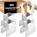 yaocom 4 sets t shape post bracket 4x4, main product view