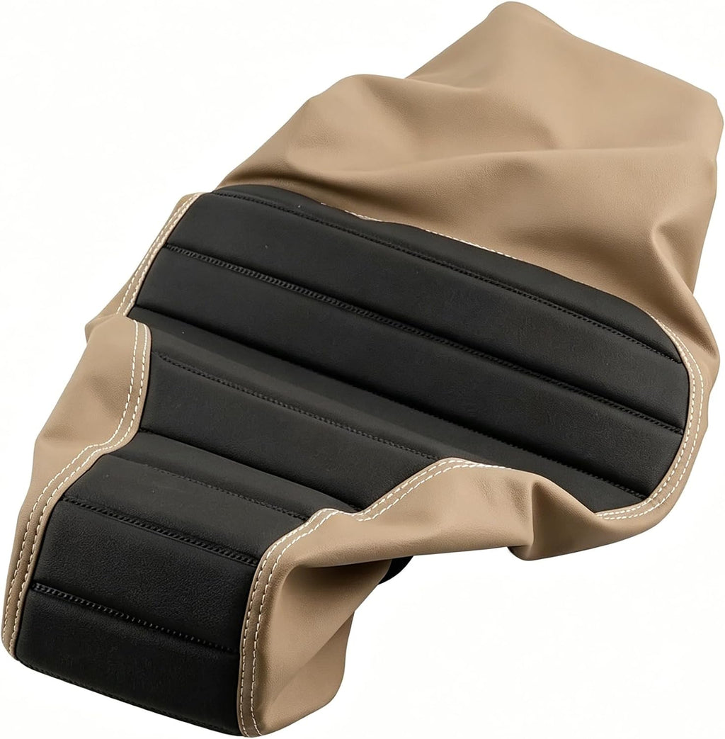 for Vespa Primavera Sprint 125 250 150 50 Leather Seat Cushion Thickened Sponge Insulation Seat Cover Protector (Champagne)