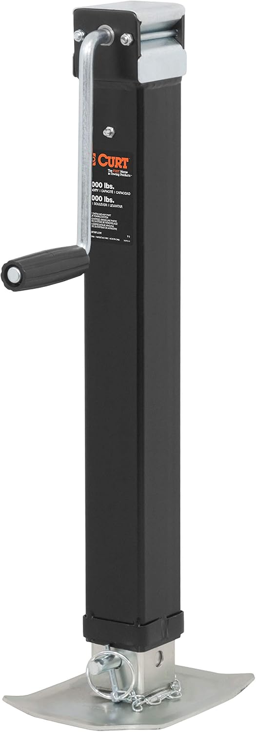 Curt 28575 Side Wind Heavy Duty Drop Leg Jack
