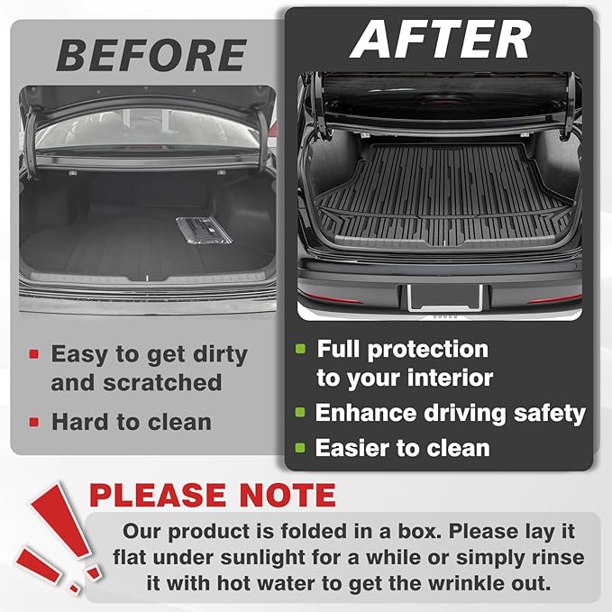 TripleAliners All Weather Trunk Mat Compatible - Image 7