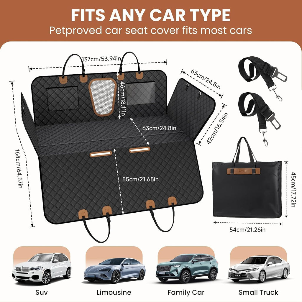 a-pce 600d heavy duty dog car seat cover, package contents