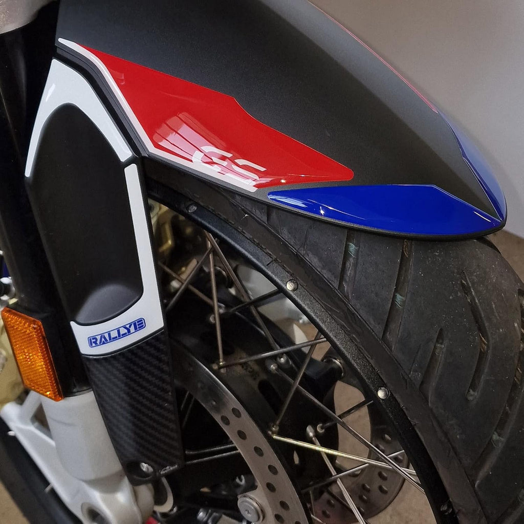 Resin Bike Motorcycle 3D Stickers Compatible with Bmw R 1250 GS Adventure Rallye 2021-2024. Fender Side Plates Protections from Impact and Scratches. Resin Stickers - Made in Italy