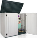 47 Cu ft Outdoor Storage Shed, Resin Outdoor Storage Box by Plainsity