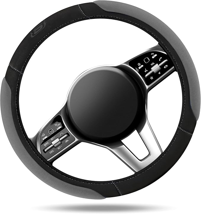 Skechers Steering Wheel Cover, 14.5-15 Inch Universal Memory Foam Car Steering - Image 4