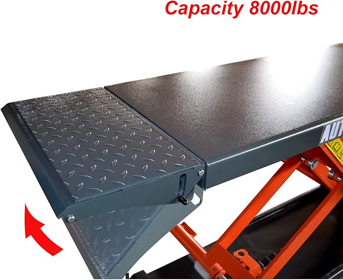 Mid Rise Scissor Lift 8000lbs Penumatic Release Auto Lift 220V/1PH Automotive - Image 3