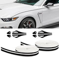 Car Pinstriping Tape, Car Vinyl Tape Stripe Decal, Auto Striping Tape Emblems Trim,Car Body Side Stripe, Universal Car Decoration Accessories for Auto Home Door Instrument 2 Rolls×32 Ft (Black)