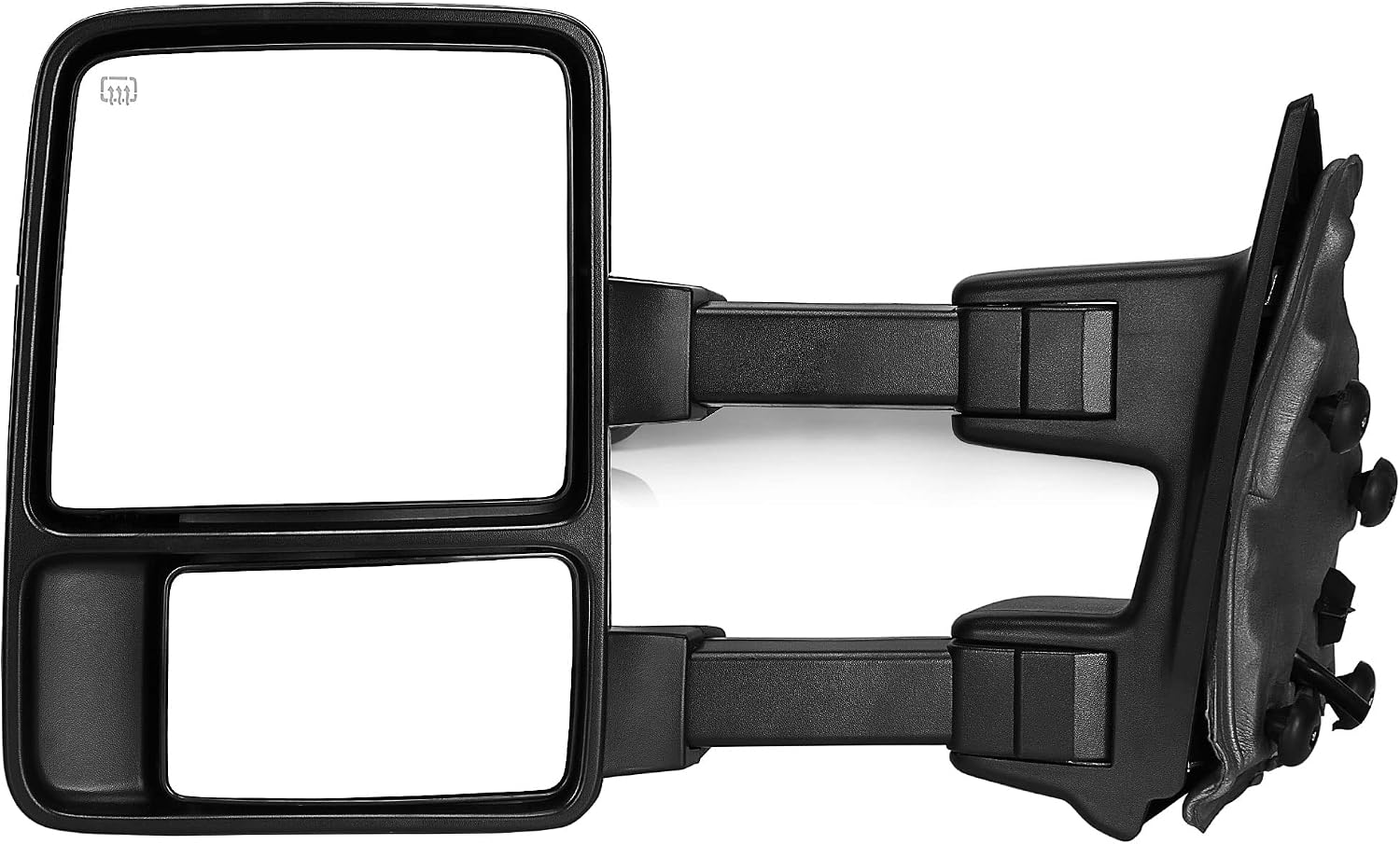 YITAMOTOR Towing Mirror Compatible with 2008-2016 Ford F250 F350 F450 F550 Super Duty, Left Driver Side Mirror Power Heated, Telescoping, Turn Signal Light, Black