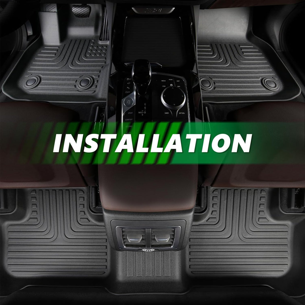 for jeep grand cherokee l floor mats 2021-2026 showing dimensions