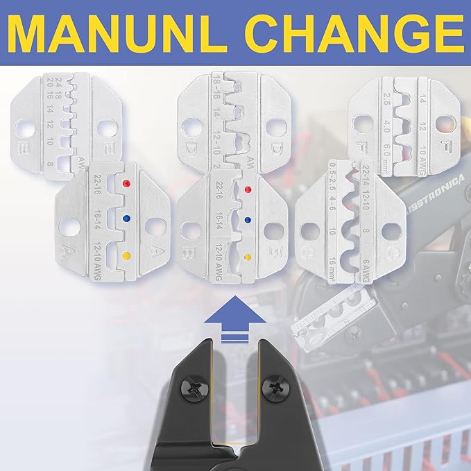 haisstronica 6PCS Crimping Tool Set - Image 5