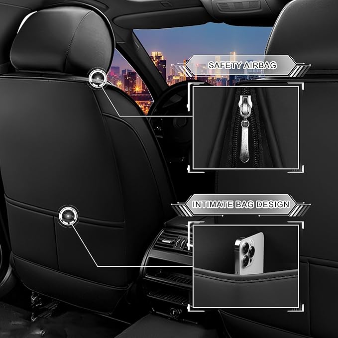Car Seat Covers for Chrysler Pacifica 2004-2025, Stylish Sport Seat Cover - Image 5