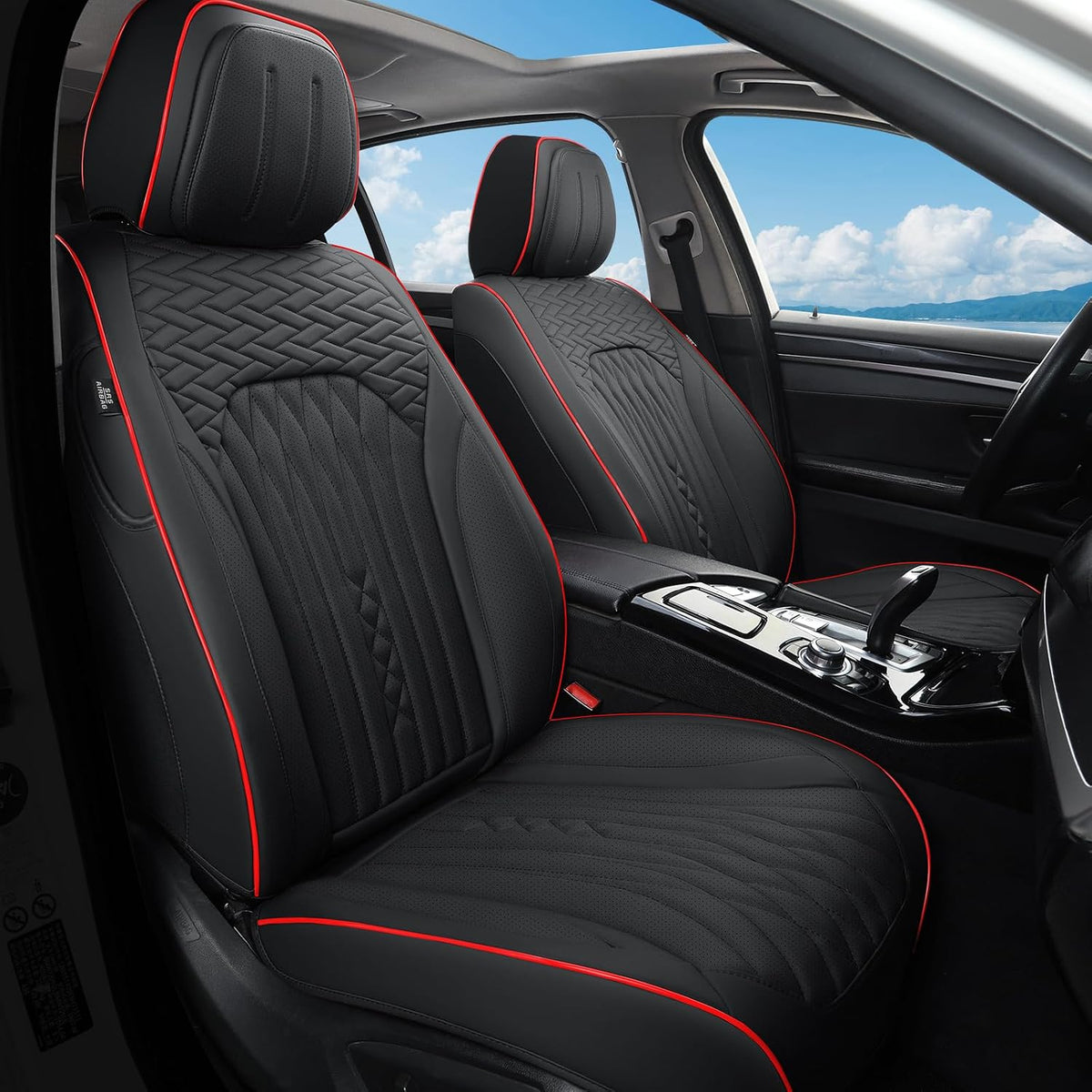 Car Seat Covers Full Set, Leather Seat Covers