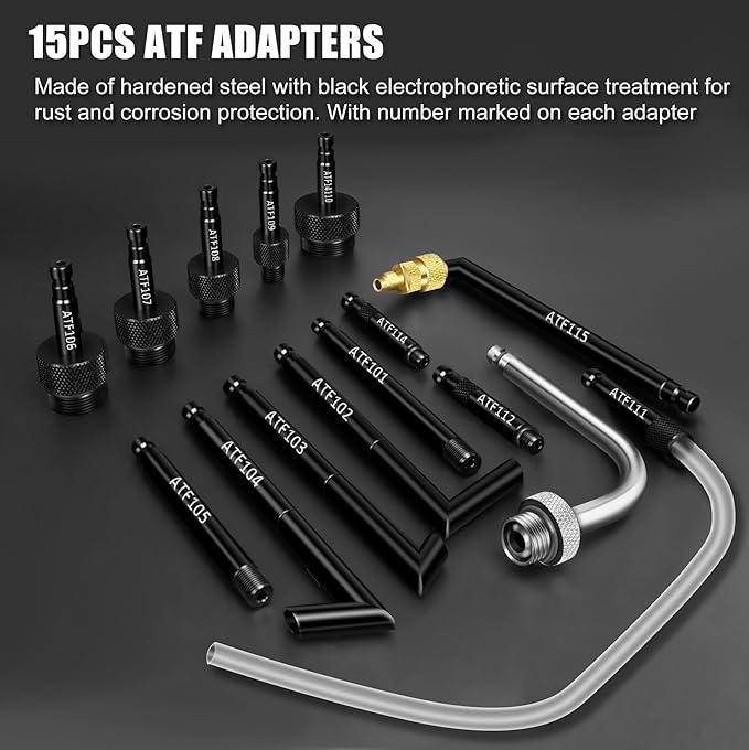 JIFETOR Transmission Fluid Pump Pneumatic Extractor and Dispenser Tool Kit - Image 3
