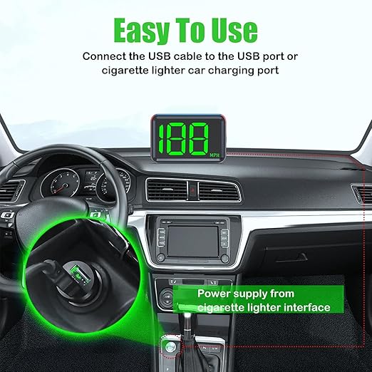 GPS Digital Speedometer for Car MPH, Universal HUD Speed Meter - Image 5