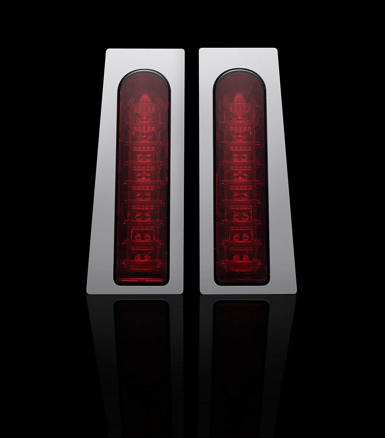 Chrome ProBEAM Fillerz with Red Lens