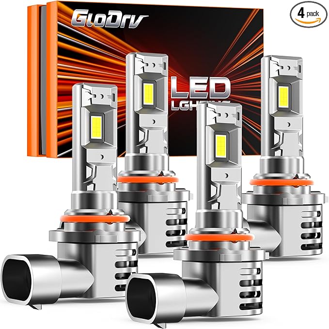 9005 9006 Fog Light Bulb Combo 80000lm 800% Brightness Real 1:1 Mini Size Design by GloDrv