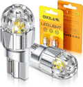 OXILAM 194 LED Bulb for License Plate Bulb Super Bright, 168 T10 W5W 2825 LED Bulb for Dome Door Map Courtesy Trunk Cargo Dash LED Interior Light Bulb, Pack of 2