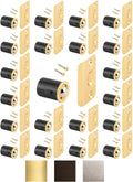 (25 pack) brass plated closet door drive-in ball, main product view