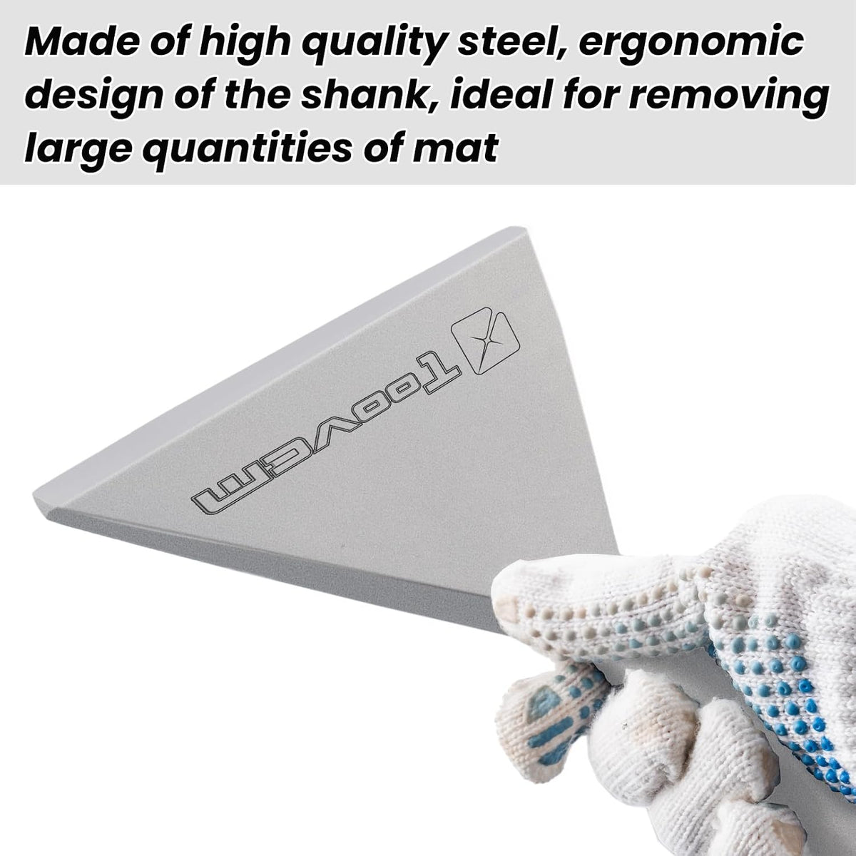 toovem 6 inch wide sds max chisel for showing dimensions