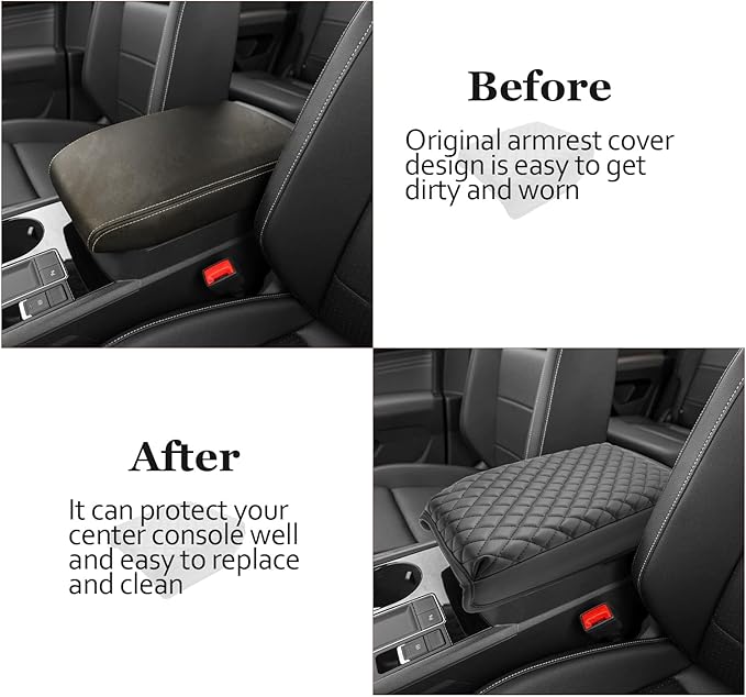 SKTU for 2024 2025 2026 Volkswagen Atlas Center Console Cover 2024 2025 2026 VW - Image 5