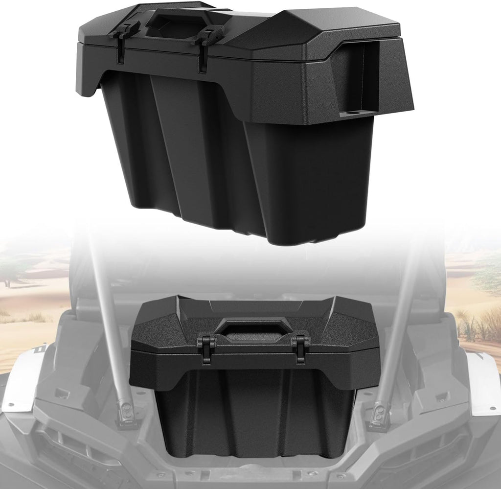 82QT Rear Cargo Storage Box for Polaris RZR XP 1000/XP 4 1000 2024+ | UTV Rear Waterproof Bin Bed Storage Box for RZR XP 1000 / XP 4 1000 Sport / Premium / Ultimate 2024/2025/2026 Accessories
