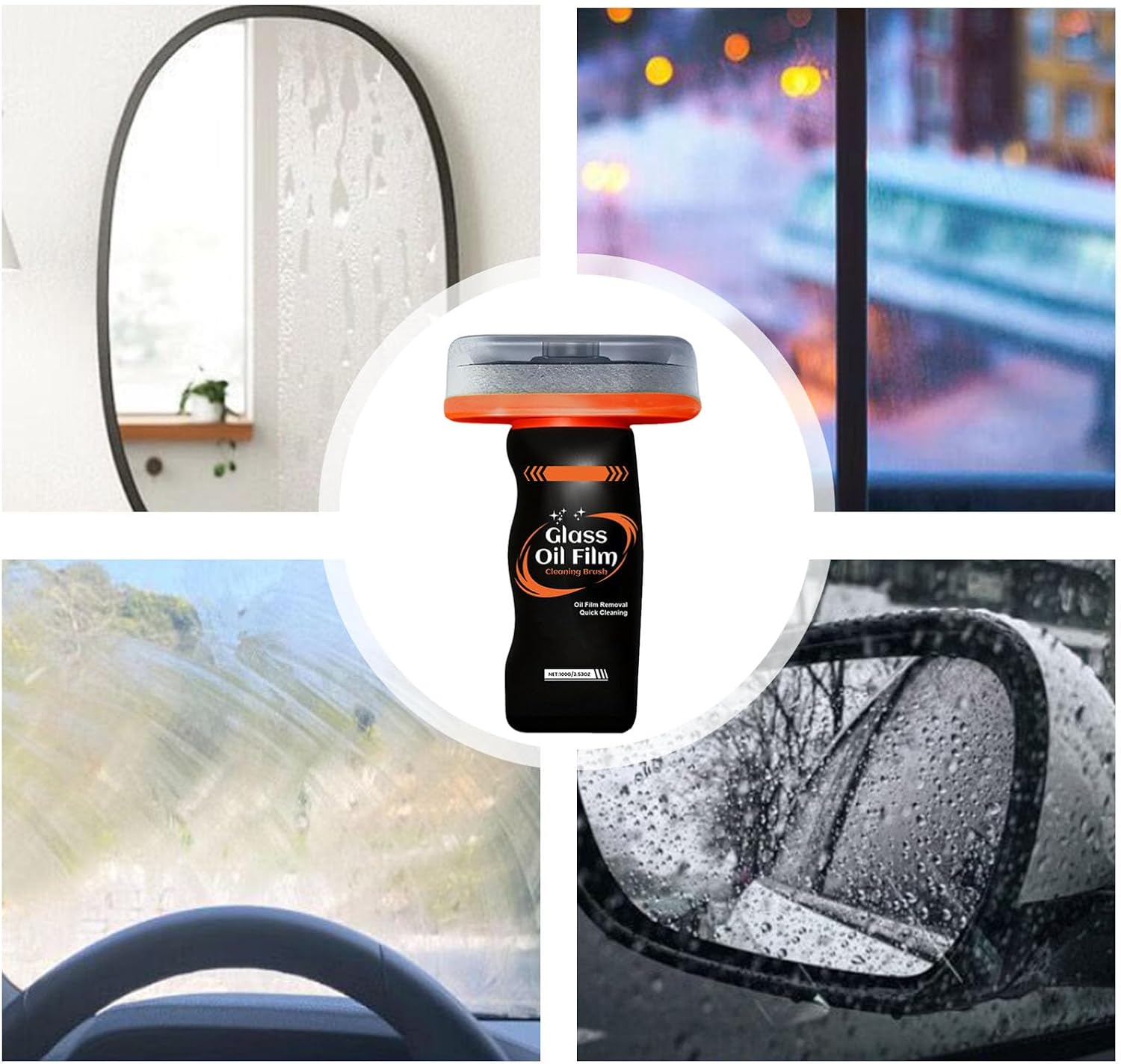 Glass oil film remover,glass emulsion,For windshields, enhancing clarity and visibility