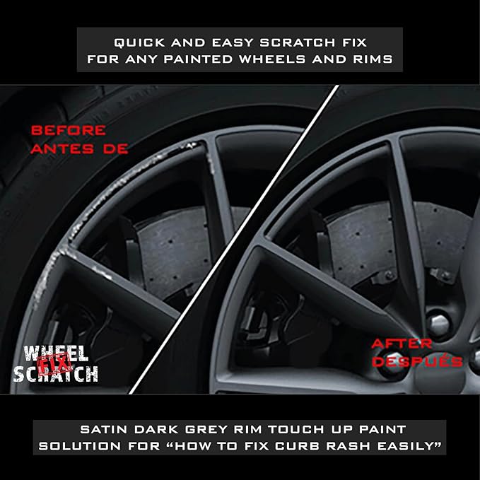 Gray Rim Touch Up Paint, Car Wheel Scratch Repair, Wheel Touch Up Paint Pen - Image 3