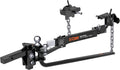 CURT 17063 Round Bar Weight Distribution Hitch with Sway Control, 2" Shank, 2-5/16" Ball, 10,000-14,000 lb GTW, 1,000-1,400 lb TW, Integrated Lubrication for Travel Trailers and Campers