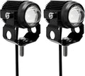 2 PCS Motorcycle LED Driving Fog Lights, 15W LED Pods Projector Lights High Low Beam Auxiliary Spotlight, 12-80V 2000 Lumens Headlights Fog Lamps for Motorcycles ATVs UTVs
