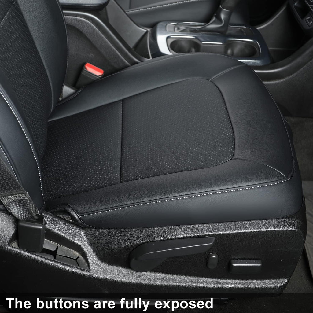luckyman club chevy colorado seat covers, fit for, close-up detail
