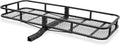 ARKSEN 60 x 23 x 5.5 Inch Hitch Cargo Carrier, 500 Lbs Capacity 2'' Receiver Tow Hitch Luggage Storage Basket for SUV, Pickup Truck & Car Camping Traveling