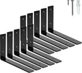 elsker&home shelf brackets 10 inch 10 pack heavy, main product view