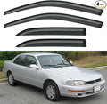 Window Visors Rain Guards Shield by YQAUTEC