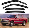 Window Visors Rain Guards for Chevy Tahoe/GMC Yukon 2000-2006, Out-Channel