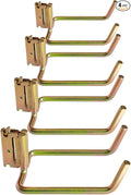 4 Pack E Track Heavy Duty Shovel Hanger, Large Steel Tool Hook Double J Hook by MorScan
